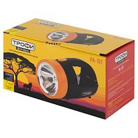 Светодиодный фонарь Трофи PA-101 прожектор аккумуляторный 1 режим | код Б0053340 | ЭРА