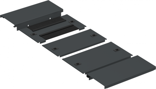 ITK by ZPAS Панель осн. шкафа рол. 600х1000 чер. РФ | код ZP-BP05-600-1000-RS-R | ITK by IEK