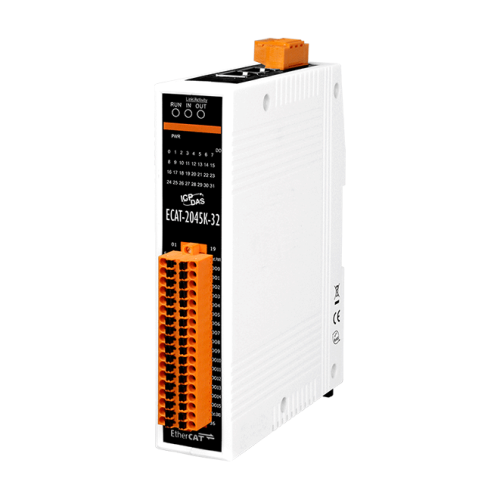 ECAT-2045K-32 CR EtherCAT Slave I/O Module with Isolated 32-ch DO(Keep output value) (Sink, NPN) (RoHS) | код 00-06141070 | ICP DAS