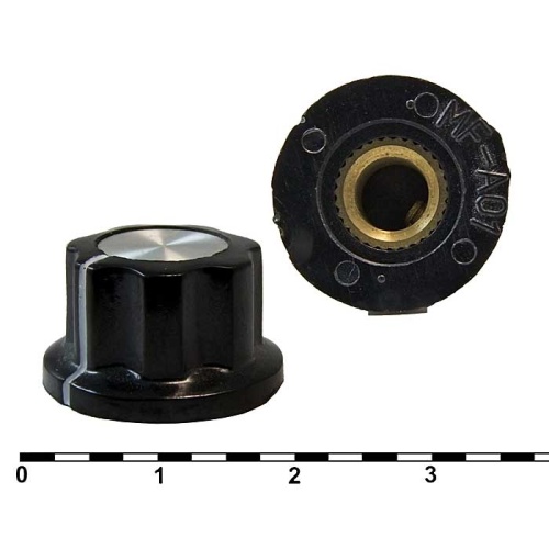 Ручка приборная RUICHI MF-A01, на вал с лыской | код 85169 | Ruichi Ручка приборная RUICHI MF-A01, на вал с лыской | код 85169 | Ruichi