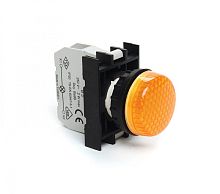 Светосигнальная арматура с блоком подсветки без лампы, желтая B030XS | код B030XS | EMAS