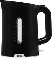Чайник электрический Braun WK1100BK 1.7л. 2200Вт черный корпус: пластик | код 1864782 | Braun