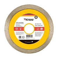 Диск алмазный отрезной сплошной 115x22.2мм KR-90-0110 Kranz