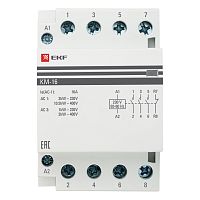 Контактор модульный КМ 16А 2NО+2NC (3 мод,) PROxima | код km-3-16-22 | EKF
