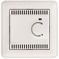 W59 Термостат для теплого пола с датчиком 10А белый | код TES-151-18 | Systeme Electric