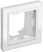 BRITE Рамка 1-местная IP44 РУ-1-БрБ-44 белый | код BR-M12-44-K01 | IEK
