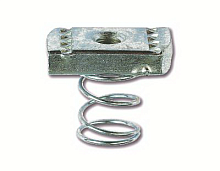 Гайка для подвешивания профиля (с удлиненной пружиной) М8х40, нерж. сталь А4 | код CM160800INOX316L | DKC