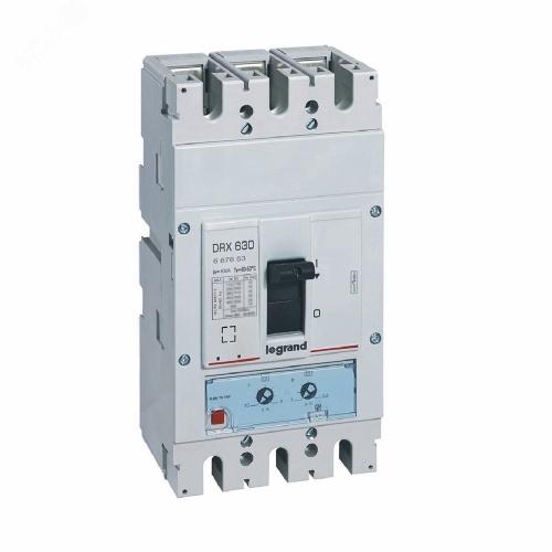 DRX630 термомагнитный 630A 3П 36кА настраиваемый | код 667653 | Legrand 