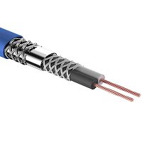 Кабель микрофонный REXANT 2х0,25 мм кв, 6,8 мм, синий, бухта 100 м | код 01-6028 | REXANT