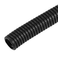 Труба автомобильная гофрированная ПП, 17 мм, разрезная, бухта 50 м/уп. | код 15-1750 | REXANT