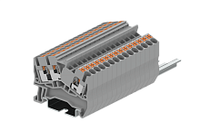TPS2.5-3-GY Клемма TP 1-2 проходная угловая, сеч.2.5мм2, сер., шт | код TPS2.5-3-GY | SUPU