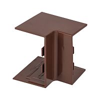 Угол внутренний (40х25) (4 шт) темное дерево-Plast | код ibd-40-25x4 | EKF