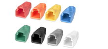 Колпачок изолирующий для RJ45 красный (10шт) | код 251956 | Hyperline