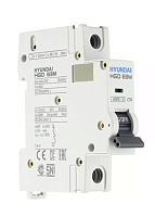 Автоматический выключатель HGD63-M 1PMCS0000C 00050 1 полюс, 50А, ток к.з. 6kA, хар-ка C (STANDARD) | код 13.04.000973 | HYUNDAI