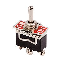 Тумблер 250V 15А (3c) ON-OFF-ON однополюсный (KN-103) REXANT Индивидуальная упаковка 1 шт | код 36-4112-1 | REXANT