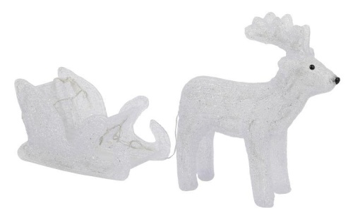 Фигура светодиодная "Олень с санями" 120LED 220В IP44 ЭРА | код Б0047973 | Эра