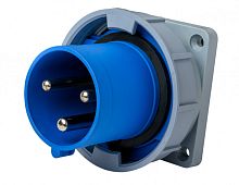 Вилка для скрытой проводки 2Р+РЕ 16А 220В IP67 ВЩ-103 | код 26233DEK | DEKraft