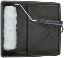 Набор для покраски стен (ванночка 350х330мм+валик иск.мех 250мм) FIT 03010