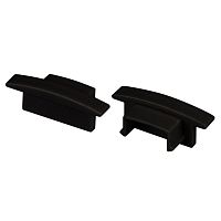 Заглушка LINE-2308-F BLACK глухая (пластик) | код 40322 | Arlight