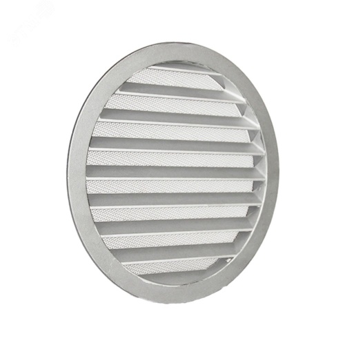 Решетка наружная алюминевая для круглых воздуховодов 160 мм | код 4687202653461 | VentART