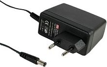 Адаптер AC-DC, 12Вт, вход 90...264B AC 47...63 Гц, 135...370B DC, выход 7,5B/1,6A, изоляция 3000B AC, 37x71x50мм, 0...+40С, вилка США | код GS15U-11P1J | MeanWell