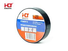 Изолента ПВХ 0,15х19мм 20М (уп./10 шт) черная HLT | код 084-16-025| HLT