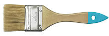 Кисть флейцевая, натур. cветлая щетина, деревянная ручка 1'' (25 мм) | код 00703М | FIT