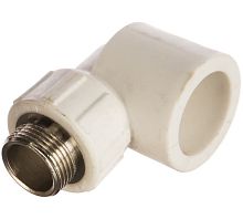 Угольник комбинированный НР 32х3/4' полипропиленовый PPR | код 9410003234 | Политэк