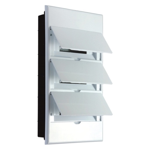 Бокс пластиковый ЩРВ-П-36 IP41 белый (белая дверца) KRANZ | код KR-11-0237 | KRANZ