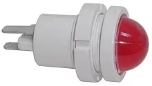 Лампа коммутаторная светодиодная СКЛ12-2-220 красная | код. 37 | Каскад-Электро