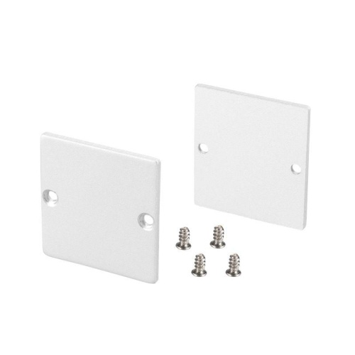 Заглушка SL-LINE-3638-LW WHITE глухая (металл) | код 40252 | Arlight