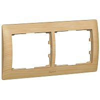 Galea Life Рамка 2 поста Maple | код 771962 | Legrand