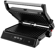 Электрогриль Kitfort КТ-3682 2000Вт черный/серебристый | код 2030858 | KITFORT