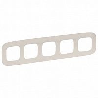 Рамка 5 постов VALENA ALLURE, слоновая кость | код. 754315 | Legrand