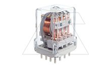 Реле : R15-1014-23-3024-K 10А, 4СО, 24В 50Гц, тест- кнопка | код 803500 | Relpol