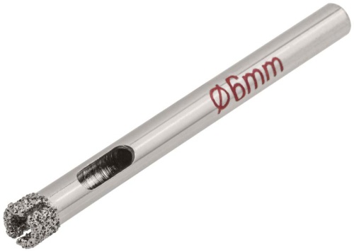 Коронка алмазная кольцевая для керамогранита / мрамора 6 мм | код 35493 | FIT