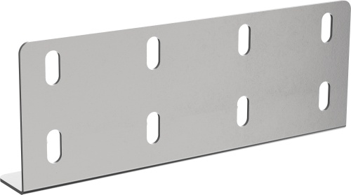 Пластина соединительная усиленная h=100мм 1,5мм RAL 9016 | код CLM50D-PSU-100-15-9016 | IEK