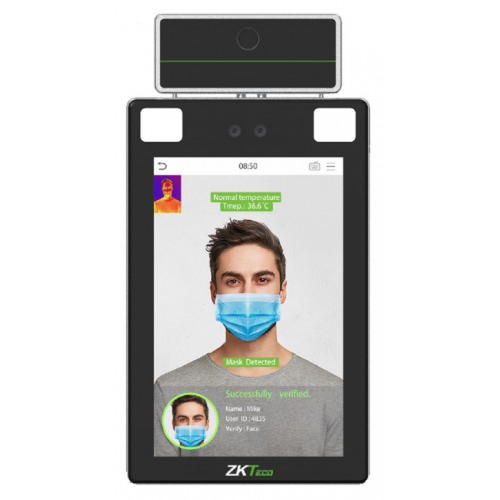 Терминал распознования лиц с тепловизором | код ProFace X[TI] | ZKTeco