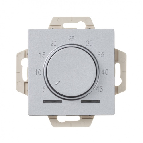 ATLASDESIGN ТЕРМОСТАТ электрон. теплого пола с датчиком, 10A, механизм, АЛЮМИНИЙ | код ATN000335 | SCHNEIDER ELECTRIC