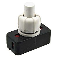 Кнопочный переключатель RUICHI PBS-17A, ON-OFF, белый | код 57002 | Ruichi