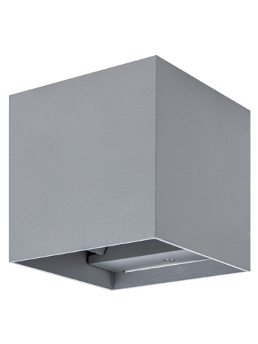 Светильник настенный LED, Кватро, 2х3 Вт, 4000 К, Н100 мм, алюм./сер., вверх/вниз, IP65, TDM | код SQ0345-1086 | TDM