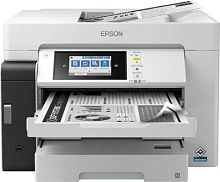 МФУ струйный Epson M15180 (C11CJ41408/407/406) A3+ Duplex WiFi черный | код 1982230 | EPSON