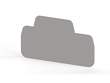 451 072T, Концевой сегмент на клеммники NPP-SRD 2,5-2F*, (желто-зеленый), NPP-SRD 2,5-2F | код 0.0.0.4.51072T | KLEMSAN