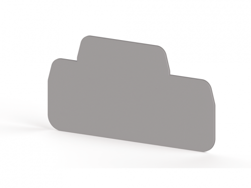 451 072T, Концевой сегмент на клеммники NPP-SRD 2,5-2F*, (желто-зеленый), NPP-SRD 2,5-2F | код 0.0.0.4.51072T | KLEMSAN