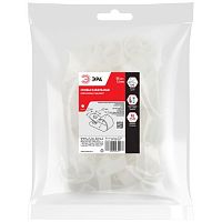 Скоба кабельная нейлоновая под винт 12 мм NO-225-265 белая 50 шт | код Б0066645 | ЭРА