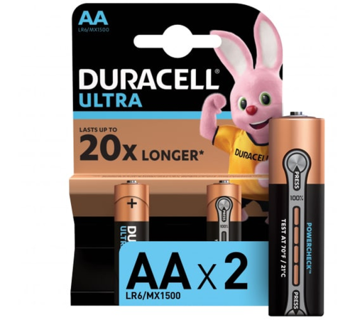 Элем. Пит. LR6-2BL Ultra Power (2/40/16720) | код Б0038759 | Duracell