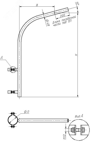 Кронштейн ТАНС.41.065.000 (1.К1-1,2-0,5-П4-ц) | код OE-00150 | OPORA ENGINEERING Кронштейн ТАНС.41.065.000 (1.К1-1,2-0,5-П4-ц) | код OE-00150 | OPORA ENGINEERING
