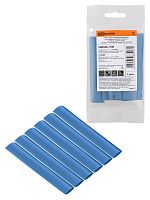 Набор трубок термоусаживаемых, клеевых Моноцвет, синий 12,7/4,3 TDM | код SQ0548-2708 | TDM