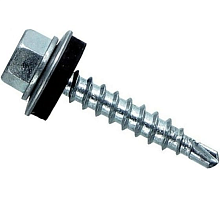 Саморез кровельный 4.8х35 сверло шайба EPDM | код screw-KR-4.8х35s | Крепдил