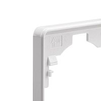 Рамка ROUND 2-постовая перламутр | код KR-78-0752-1 | REXANT